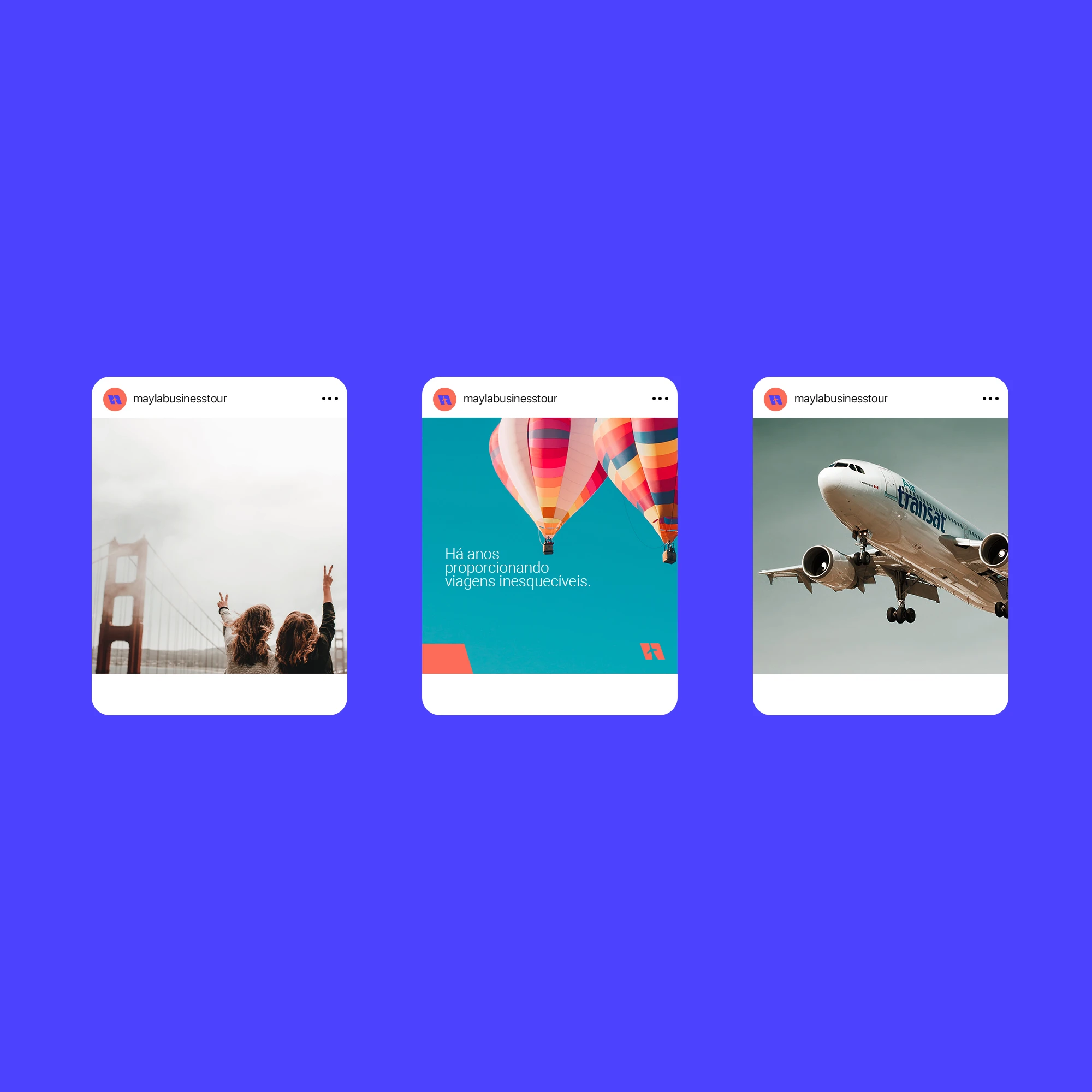 Publicações da marca Mayla no Instagram